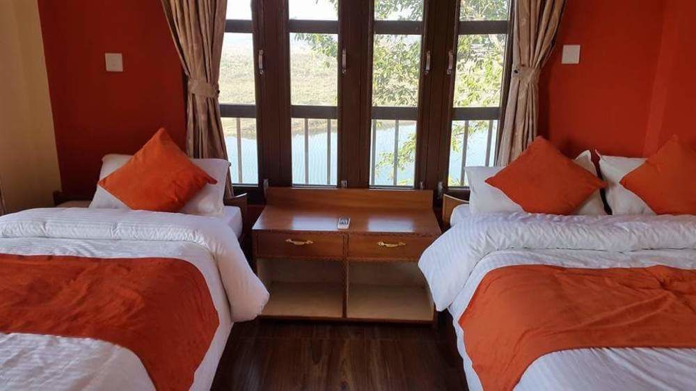 Hotel Wildlife Camp Sauraha Exterior foto