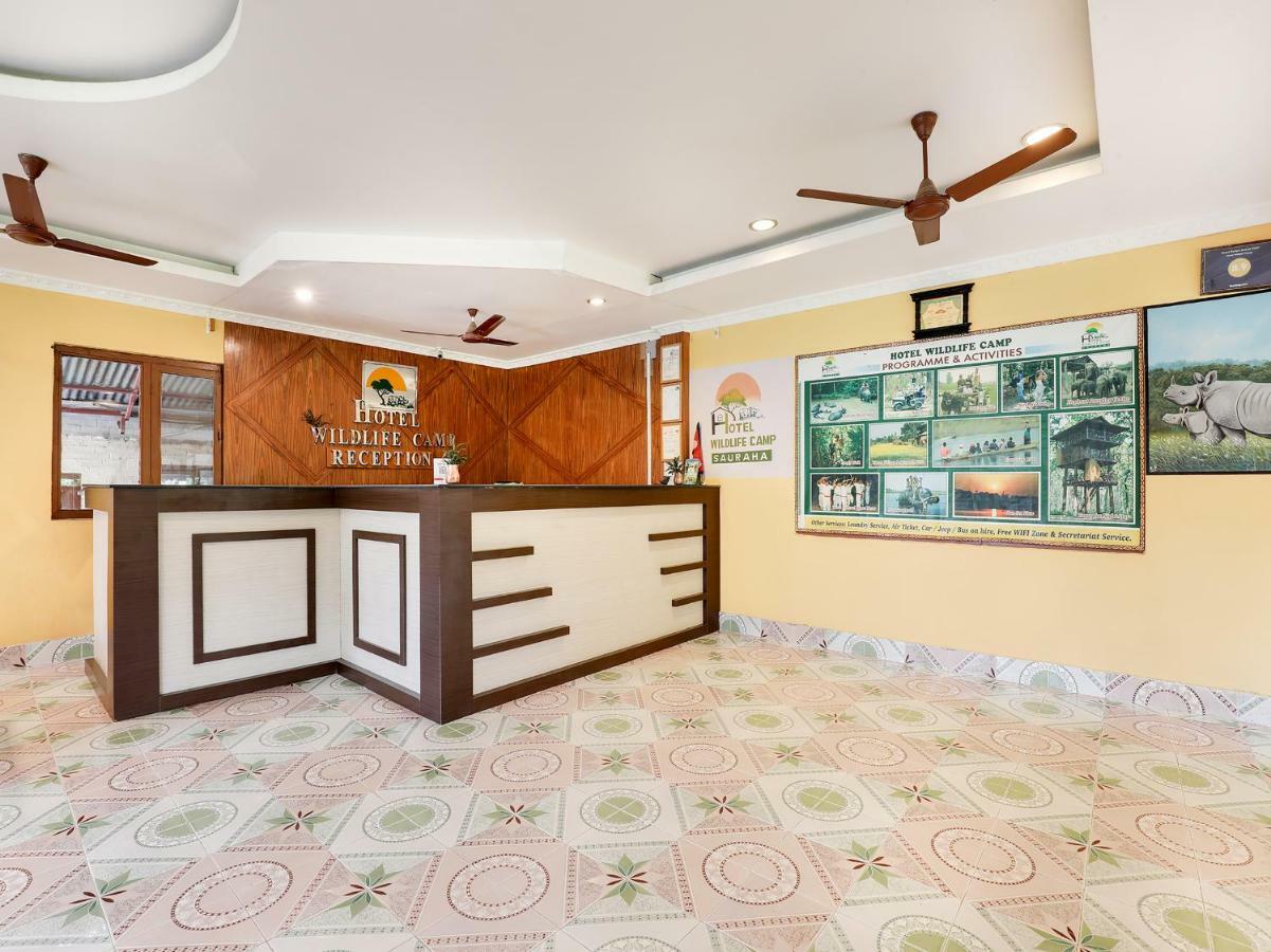 Hotel Wildlife Camp Sauraha Exterior foto